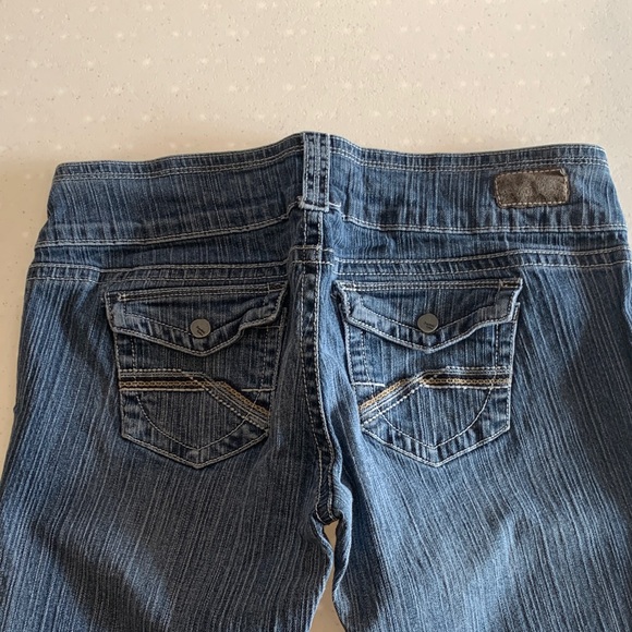 Industrial Cotton size 15 Stylish Blue Boot Cut Jeans - Picture 6 of 10